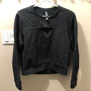 Large Black Adidas Sweater